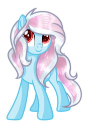 Size: 1136x1620 | Tagged: safe, artist:yulianapie26, oc, oc only, pony, art trade, base used, female, mare, simple background, smiling, solo, transparent background