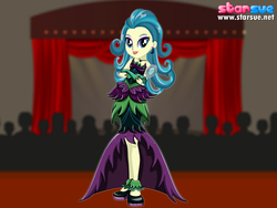 Size: 800x600 | Tagged: safe, artist:user15432, juniper montage, equestria girls, equestria girls specials, g4, my little pony equestria girls: mirror magic, antagonist, clothes, crossed arms, dressup, ear piercing, earring, eyeshadow, gloves, high heels, jewelry, juniper monstar, magic mirror, makeup, necklace, piercing, shoes, solo, starsue