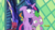 Size: 1920x1080 | Tagged: safe, screencap, spike, thorax, twilight sparkle, alicorn, changedling, changeling, dragon, pony, g4, triple threat, floppy ears, king thorax, nervous, twilight sparkle (alicorn)