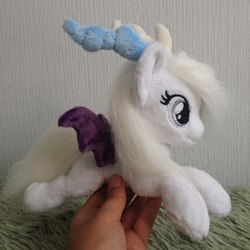 Size: 960x960 | Tagged: safe, artist:burgunzik, oc, oc only, oc:boo, draconequus, pony, fallout equestria, fallout equestria: project horizons, irl, photo, plushie, solo