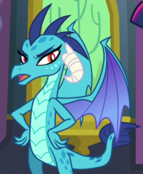 Size: 468x572 | Tagged: safe, screencap, princess ember, dragon, g4, triple threat, cropped