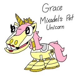 Size: 320x310 | Tagged: safe, artist:pogorikifan10, oc, oc only, oc:grace, pony, unicorn, barely pony related, lego, mixels, non-mlp oc