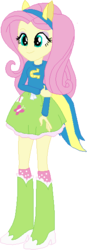 Size: 210x604 | Tagged: safe, artist:selenaede, artist:wolf, fluttershy, equestria girls, g4, base used, clothes, simple background, sweater, sweatershy, white background, wondercolts