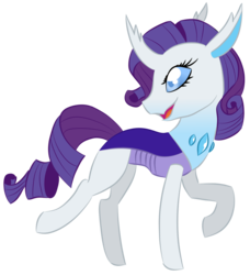 Size: 1024x1125 | Tagged: safe, artist:musicdove, rarity, changedling, changeling, g4, changedlingified, changelingified, female, rariling, simple background, solo, species swap, transparent background