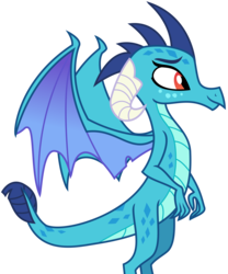 Size: 2066x2488 | Tagged: safe, artist:sketchmcreations, princess ember, dragon, g4, triple threat, dragoness, female, high res, simple background, smiling, solo, transparent background, vector