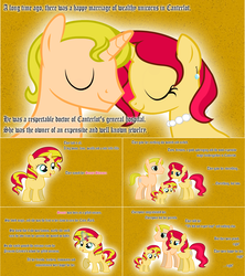 Size: 1284x1444 | Tagged: safe, artist:hakunohamikage, sunset shimmer, oc, oc:autumn shimmer, pony, unicorn, ask-princesssparkle, g4, ask, female, filly, male, mare, stallion, sunset shimmer's mom, sunset shimmer's parents, tumblr, vector, younger