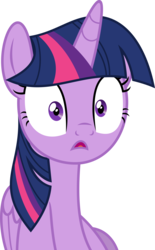 Size: 7000x11313 | Tagged: safe, artist:luckreza8, twilight sparkle, alicorn, pony, fame and misfortune, g4, absurd resolution, female, mare, simple background, solo, surprised, transparent background, twilight sparkle (alicorn), vector