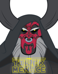 Size: 4096x5261 | Tagged: safe, artist:amarthgul, lord tirek, g4, absurd resolution, crossover, darth maul, male, simple background, solo, star wars, transparent background, vector