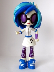 Size: 990x1320 | Tagged: safe, artist:whatthehell!?, dj pon-3, vinyl scratch, equestria girls, g4, doll, equestria girls minis, irl, merchandise, photo, shoes, sneakers, toy