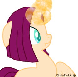 Size: 854x846 | Tagged: safe, artist:cindystarlight, oc, oc only, oc:pink fire, pony, unicorn, base used, female, magic, mare, raised hoof, scrunchy face, simple background, solo, transparent background