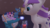 Size: 1920x1080 | Tagged: safe, artist:northern haste, night light, twilight sparkle, twilight velvet, pony, g4, 3d, age regression, angry, baby, baby food, babylight sparkle, chair, crib, diaper, feeding, female, foal, highchair, levitation, magic, mental regression, mother and child, mother and daughter, source filmmaker, spoon, telekinesis, younger