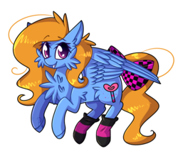 Size: 770x700 | Tagged: safe, artist:soundwavepie, oc, oc only, oc:neon vaporwave, pegasus, pony, female, mare, solo