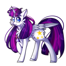 Size: 700x700 | Tagged: safe, artist:soundwavepie, oc, oc only, oc:twily star, alicorn, pony, alicorn oc, female, mare, solo