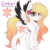 Size: 2048x2048 | Tagged: safe, artist:cinnamontee, oc, oc only, oc:ember (cinnamontee), pegasus, pony, female, flower, flower in hair, high res, looking at you, mare, simple background, smiling, solo