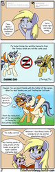 Size: 1280x4000 | Tagged: safe, artist:outofworkderpy, a.k. yearling, daring do, derpy hooves, dinky hooves, oc, oc:a. k. yearling, oc:daring doo, pegasus, pony, unicorn, comic:family matters, g4, book, comic, derpy's sister, female, filly, mare, mother and daughter, outofworkderpy, tumblr, tumblr comic