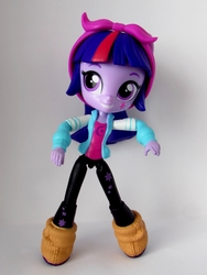 Size: 990x1320 | Tagged: safe, artist:whatthehell!?, twilight sparkle, equestria girls, g4, doll, equestria girls minis, irl, merchandise, photo, slumber party, toy