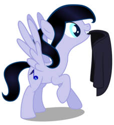 Size: 5000x5500 | Tagged: safe, artist:xboomdiersx, oc, oc only, oc:storm dragon, pegasus, pony, absurd resolution, female, mare, mouth hold, simple background, solo, transparent background, vector