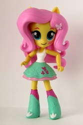 Size: 881x1326 | Tagged: safe, artist:whatthehell!?, fluttershy, equestria girls, g4, boots, clothes, doll, equestria girls minis, irl, merchandise, photo, shoes, toy