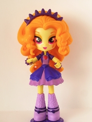 Size: 1020x1360 | Tagged: safe, artist:whatthehell!?, adagio dazzle, equestria girls, g4, boots, bracelet, clothes, doll, equestria girls minis, irl, jewelry, merchandise, photo, shoes, tiara, toy