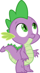 Size: 1067x1927 | Tagged: safe, artist:frownfactory, spike, dragon, g4, triple threat, .svg available, green eyes, male, simple background, solo, svg, transparent background, vector