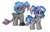 Size: 834x532 | Tagged: safe, artist:lunacae, oc, oc only, oc:centeya, oc:lunacae, hippogriff, pony, pony town, ear piercing, eyeshadow, half-siblings, makeup, piercing, pixel art, ponytail, simple background, transparent background