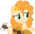 Size: 5242x5000 | Tagged: safe, artist:sollace, pear butter, earth pony, pony, g4, my little pony: friendship is magic, the perfect pear, .svg available, absurd resolution, blushing, cute, female, guitar, show accurate, simple background, smiling, solo, transparent background, vector