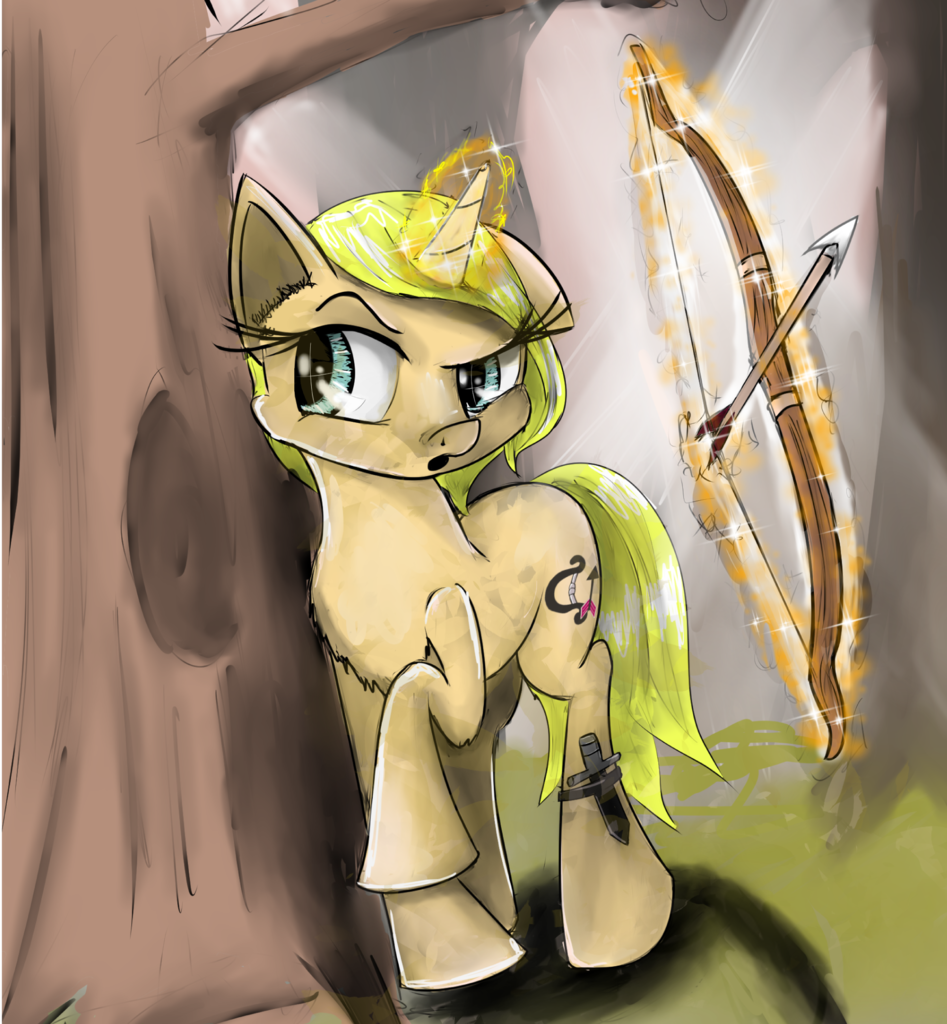 1518296 Safe Artist Chopsticks Oc Oc Only Pony Unicorn Arrow