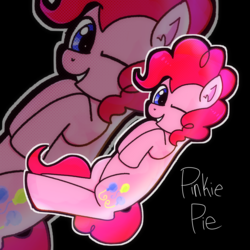 Size: 2000x2000 | Tagged: safe, artist:saveraedae, pinkie pie, pony, g4, cute, female, high res, one eye closed, solo, wink, zoom layer