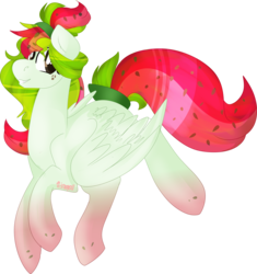 Size: 2397x2555 | Tagged: safe, artist:maximumbark, oc, oc only, oc:watermelana, pony, gradient hooves, high res, simple background, solo, transparent background