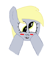 Size: 1080x1280 | Tagged: safe, derpy hooves, pegasus, pony, g4, :p, blushing, cute, derpabetes, female, solo, tongue out