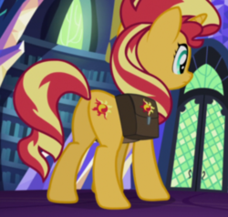 Size: 753x717 | Tagged: safe, screencap, sunset shimmer, equestria girls, equestria girls specials, g4, mirror magic, butt, cropped, female, plot, solo