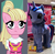 Size: 591x576 | Tagged: safe, screencap, bleeding heart, pony, g4, the saddle row review, comparison, female, irl, mare, photo, twidayo