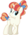 Size: 2400x3000 | Tagged: safe, artist:cheezedoodle96, rainbow stars, pony, unicorn, g4, .svg available, background pony, bow, female, hair bow, hair bun, happy, high res, looking at you, mare, raised hoof, simple background, smiling, solo, svg, tail bow, tail bun, transparent background, vector