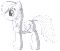 Size: 1586x1354 | Tagged: safe, artist:aafh, rainbow dash, pegasus, pony, g4, female, grayscale, mare, monochrome, simple background, solo, traditional art, white background