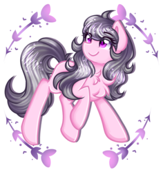Size: 1192x1280 | Tagged: safe, artist:sketchyhowl, oc, oc only, oc:sweet tune, earth pony, pony, female, mare, raised hoof, solo