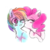 Size: 842x846 | Tagged: safe, artist:pinkablue, pinkie pie, rainbow dash, pony, g4, female, kissing, lesbian, ship:pinkiedash, shipping