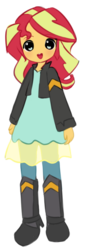 Size: 303x882 | Tagged: safe, artist:millioncookies, sunset shimmer, equestria girls, g4, female, solo
