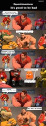 Size: 845x2304 | Tagged: source needed, safe, artist:whatthehell!?, sunset shimmer, equestria girls, g4, bowser, clyde (pac-man), comic, crossover, doctor eggman, doll, equestria girls minis, food, funny, irl, m. bison, male, merchandise, nintendo, parody, photo, reunion, sega, sonic the hedgehog (series), street fighter, sunset sushi, sushi, sword, toy, weapon, wreck-it ralph, wreck-it ralph (character), zangief