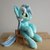 Size: 960x960 | Tagged: safe, artist:burgunzik, lyra heartstrings, pony, g4, chair, irl, meme, photo, plushie, sitting, sitting lyra, solo