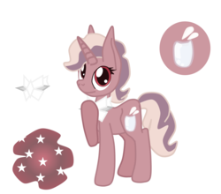 Size: 1428x1258 | Tagged: safe, artist:casanova-mew, oc, oc only, oc:opal pie, pony, unicorn, female, magical lesbian spawn, mare, offspring, parent:maud pie, parent:rarity, parents:rarimaud, reference sheet, solo