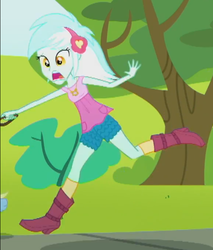 Size: 580x680 | Tagged: safe, screencap, lyra heartstrings, epic fails, equestria girls, g4, my little pony equestria girls: summertime shorts, boots, cropped, female, shoes, solo