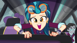 Size: 1920x1090 | Tagged: safe, screencap, indigo zap, jet set, suri polomare, equestria girls, g4, my little pony equestria girls: friendship games, are we gonna win?, crystal prep academy, cute, female, happy, looking at you, smiling, solo focus, zapabetes