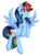 Size: 1200x1627 | Tagged: safe, artist:sketchyhowl, rainbow dash, pony, g4, female, flying, simple background, smiling, solo, transparent background