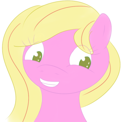 Size: 1000x1000 | Tagged: safe, artist:tyrannisumbra, oc, oc only, oc:zeal, pony, female, simple background, smiling, solo, transparent background