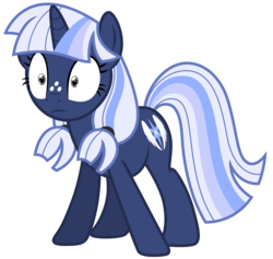 Size: 6304x5981 | Tagged: safe, artist:estories, oc, oc only, oc:silverlay, original species, pony, umbra pony, unicorn, g4, absurd resolution, female, mare, simple background, solo, transparent background, vector, wide eyes