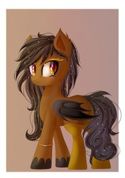 Size: 762x1080 | Tagged: safe, artist:silvia-zero, oc, oc only, oc:whirlwind dust, bat pony, pony, vampire, vampony, bat wings, clothes, commission, female, looking back, makeup, ring, socks, solo, sparkly mane, thigh highs, unshorn fetlocks, wedding ring, ych result