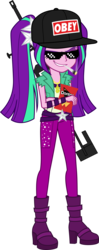 Size: 1972x5000 | Tagged: safe, artist:diegator007, aria blaze, equestria girls, g4, my little pony equestria girls: rainbow rocks, blunt, boots, chips, cigarette, clothes, doritos, drugs, female, food, hat, high heel boots, jewelry, marijuana, mlg, necklace, obey, shirt, shoes, simple background, smiling, smoking, solo, sunglasses, transparent background, vector, vest