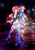 Size: 700x1000 | Tagged: safe, artist:limreiart, rainbow dash, sunset shimmer, fanfic:long road to friendship, equestria girls, g4, ankle boots, back to back, clothes, duo, fanfic, fanfic art, female, high heels, human coloration, jacket, night, plank, shoes
