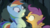 Size: 1320x742 | Tagged: safe, screencap, rainbow dash, scootaloo, pony, campfire tales, g4, my little pony: friendship is magic, discovery family logo