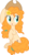 Size: 5000x9347 | Tagged: safe, artist:sollace, pear butter, earth pony, pony, g4, the perfect pear, .svg available, :o, absurd resolution, accessory swap, cute, female, hat, open mouth, raised hoof, show accurate, simple background, sitting, solo, transparent background, vector